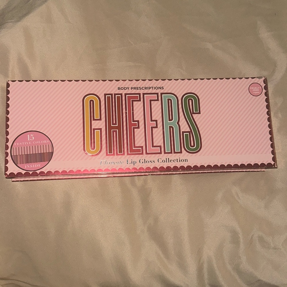 LIMITED EDITION: BODY PRESCRIPTION CHEERS LIP GLOSS COLLECTION NWT 15 COLORS